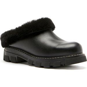 $380 LA CANADIENNE Always Waterproof Genuine Shearling BOOT MULE 7.5 (3)(MF3)